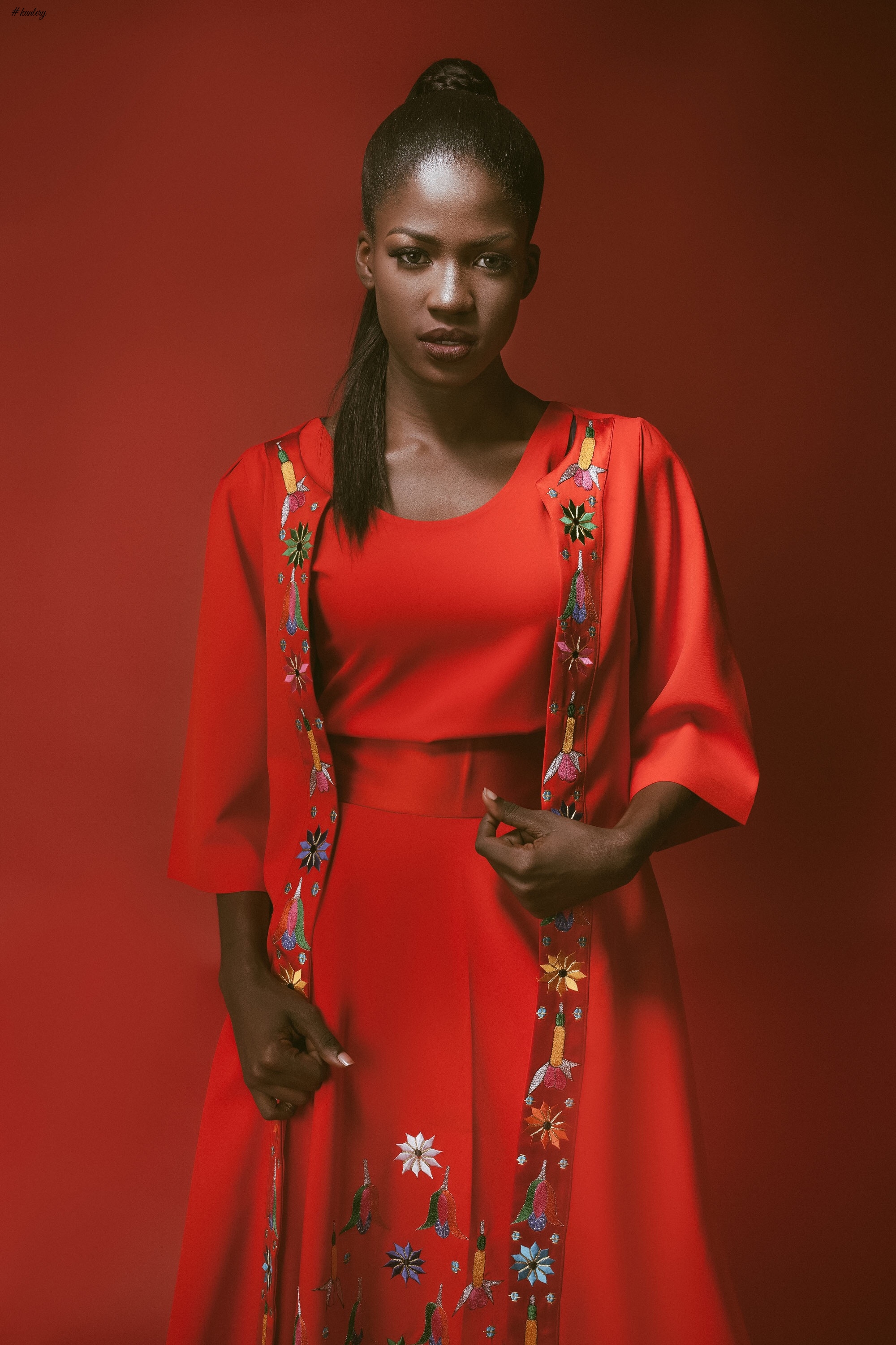 For the Love of Red! Abuja Based Aisha Abu-Bakr Luxury Design Presents Unisex Collection -Rouge