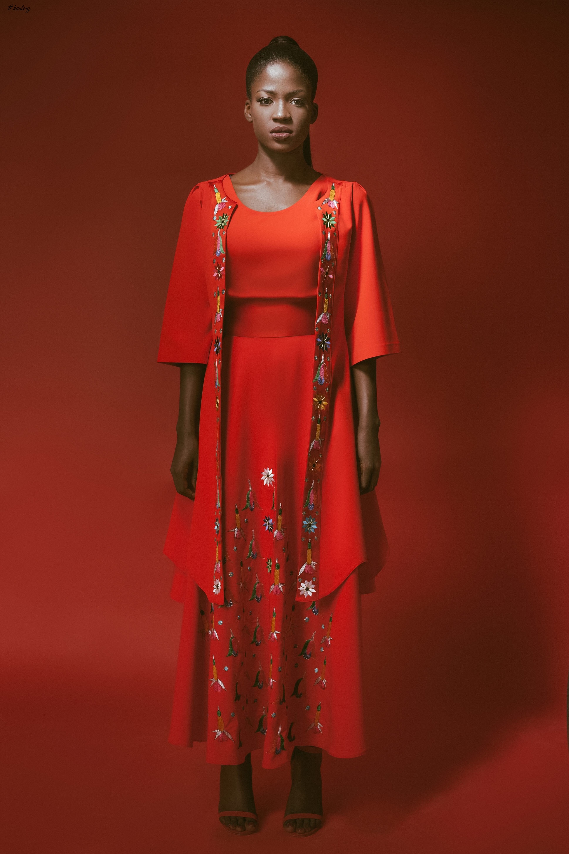 For the Love of Red! Abuja Based Aisha Abu-Bakr Luxury Design Presents Unisex Collection -Rouge