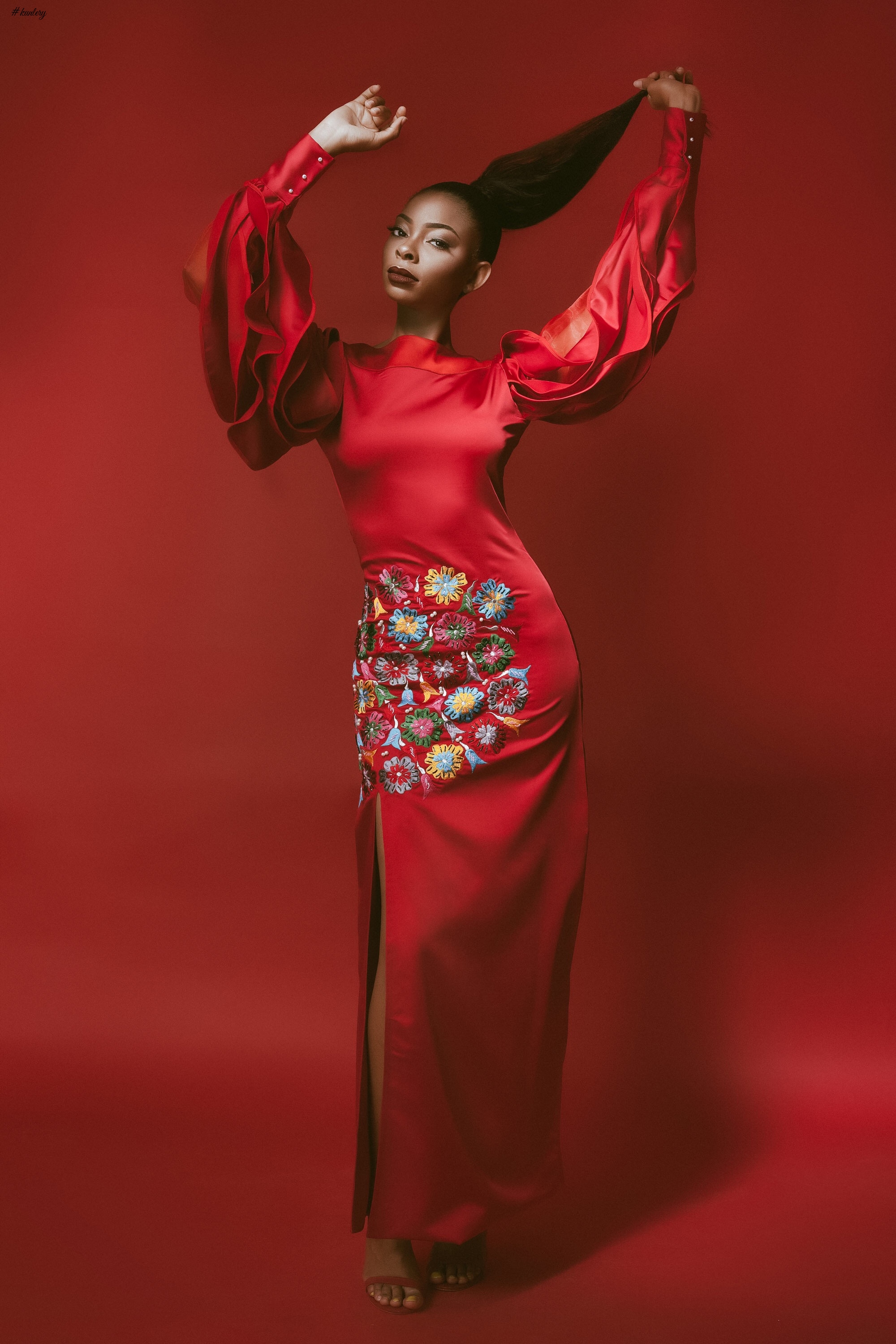 For the Love of Red! Abuja Based Aisha Abu-Bakr Luxury Design Presents Unisex Collection -Rouge