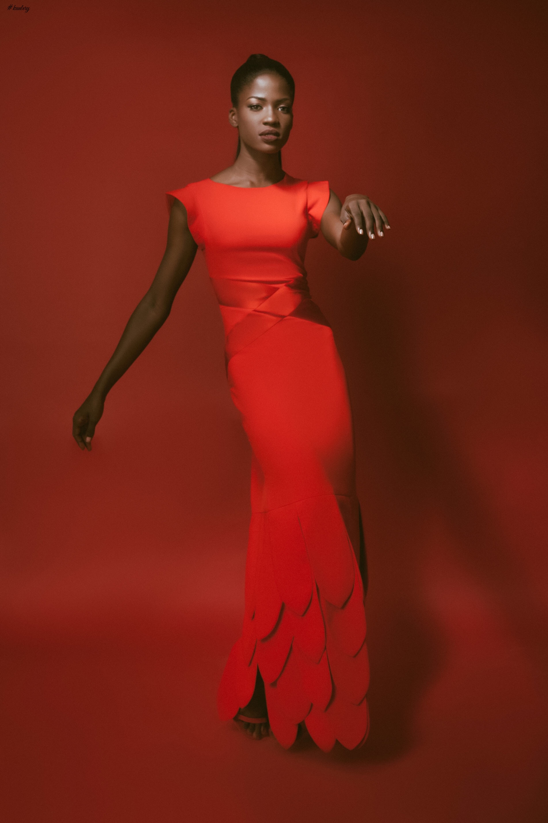 For the Love of Red! Abuja Based Aisha Abu-Bakr Luxury Design Presents Unisex Collection -Rouge