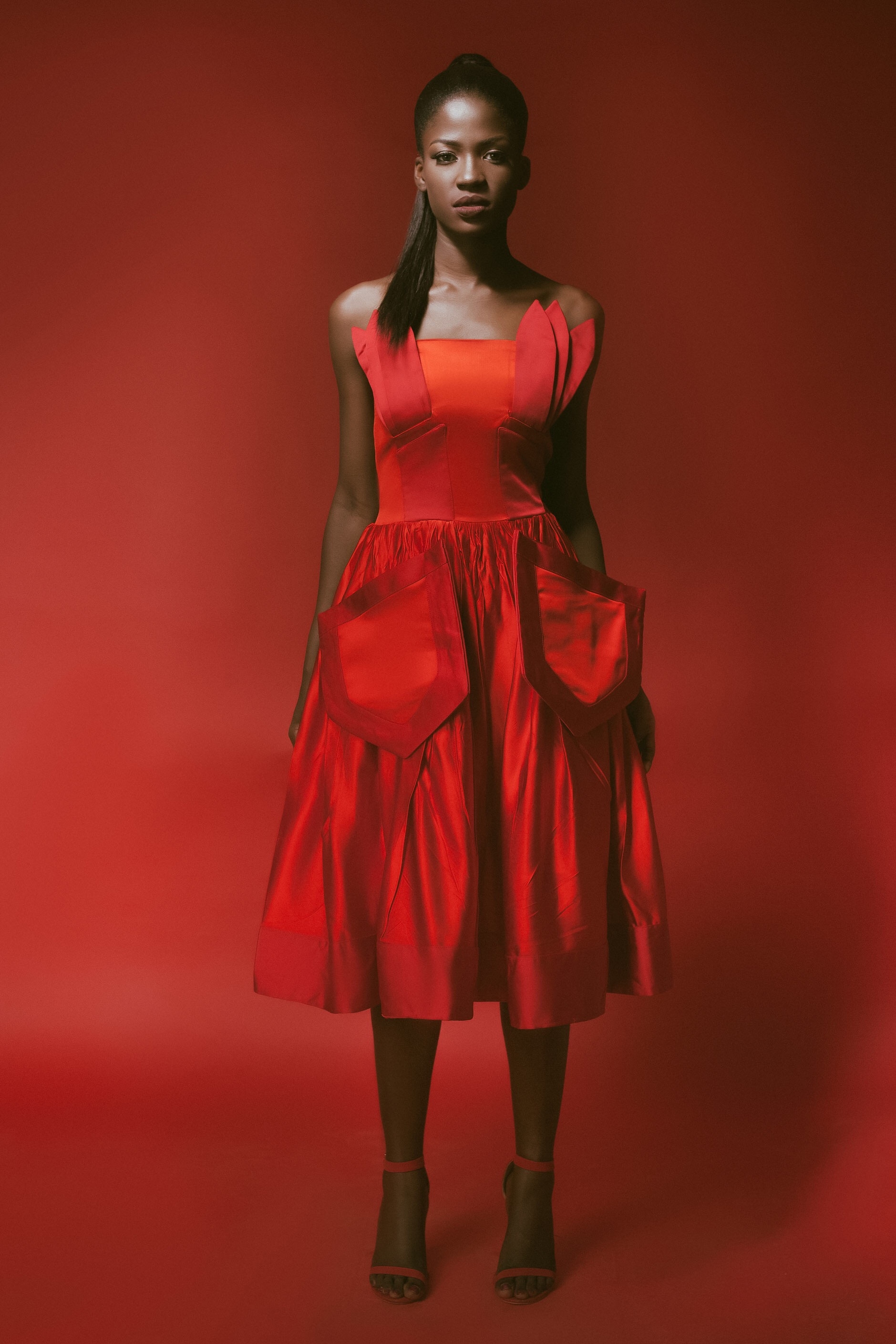 For the Love of Red! Abuja Based Aisha Abu-Bakr Luxury Design Presents Unisex Collection -Rouge