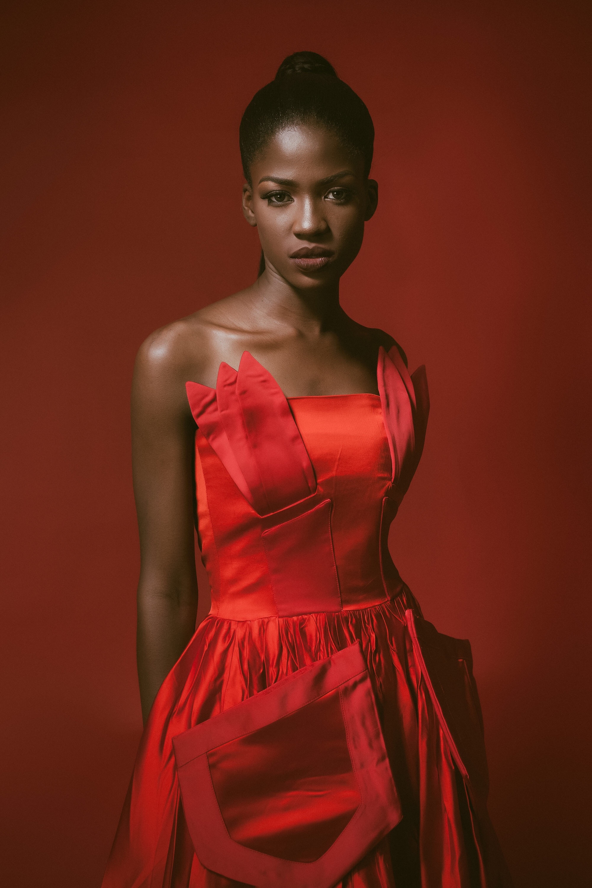 For the Love of Red! Abuja Based Aisha Abu-Bakr Luxury Design Presents Unisex Collection -Rouge