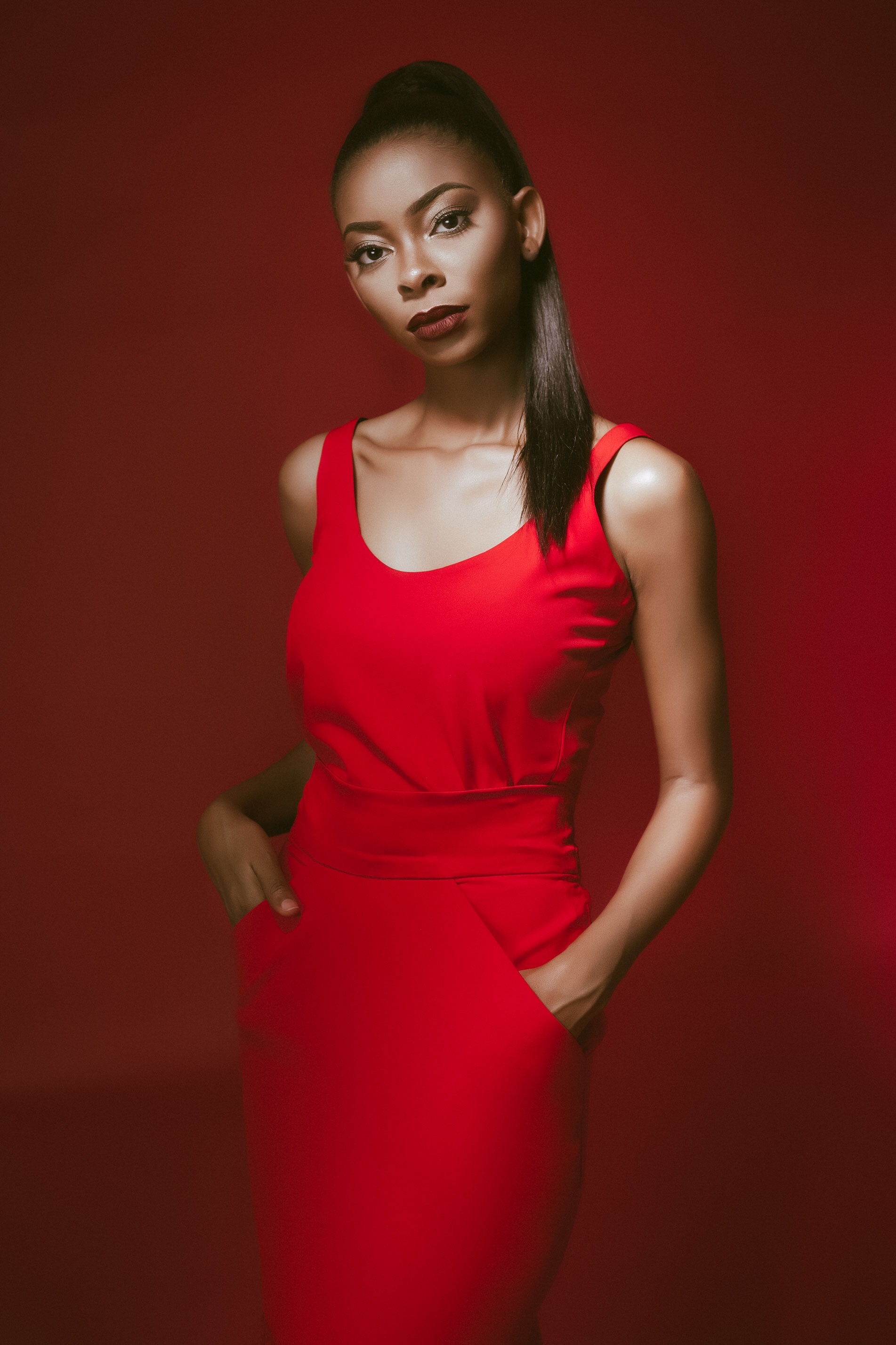 For the Love of Red! Abuja Based Aisha Abu-Bakr Luxury Design Presents Unisex Collection -Rouge