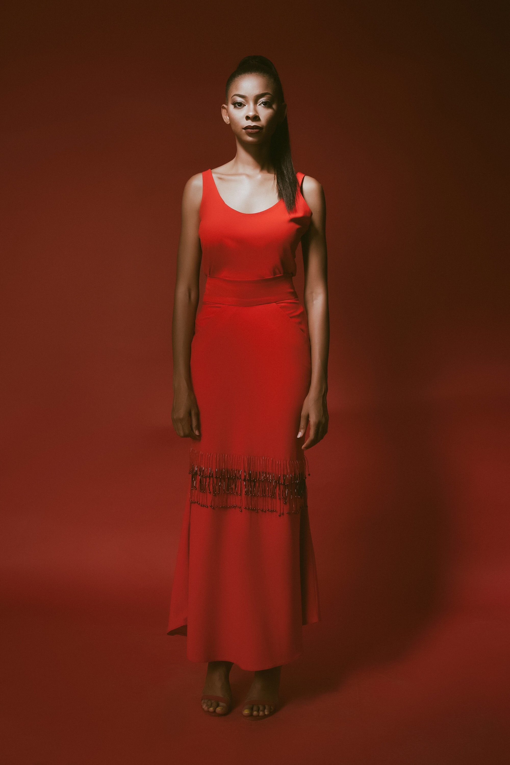 For the Love of Red! Abuja Based Aisha Abu-Bakr Luxury Design Presents Unisex Collection -Rouge