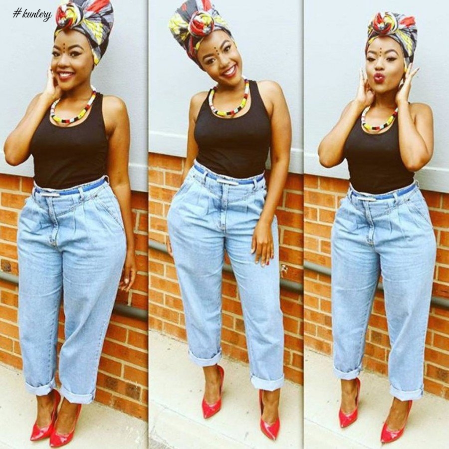 ANKARA HEADWRAPS WITH PLAIN OUTFITS