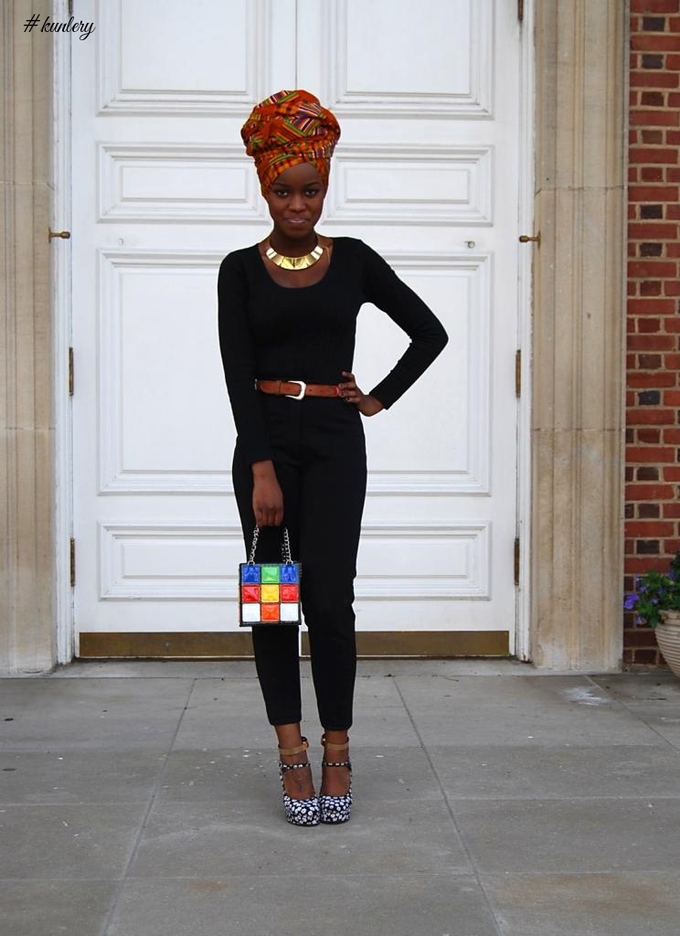 ANKARA HEADWRAPS WITH PLAIN OUTFITS