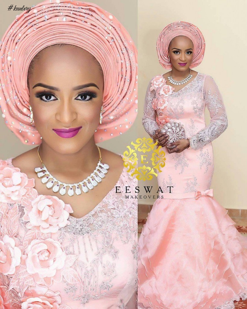 LATEST PINK ASO EBI STYLES FOR NIGERIAN WOMEN