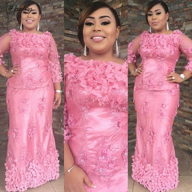 LATEST PINK ASO EBI STYLES FOR NIGERIAN WOMEN