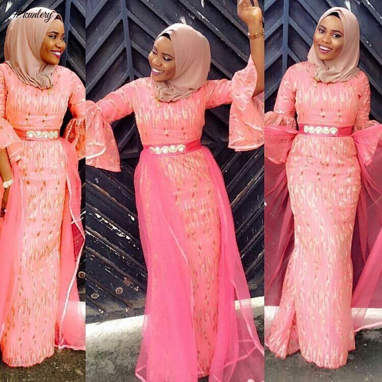 LATEST PINK ASO EBI STYLES FOR NIGERIAN WOMEN