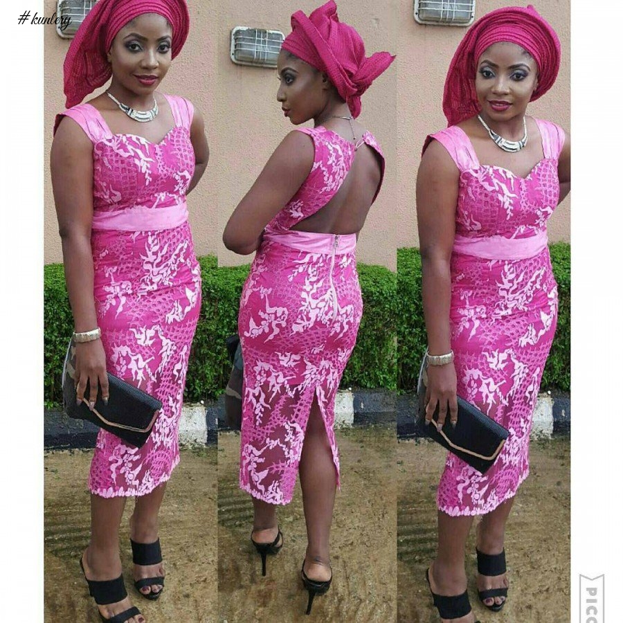 LATEST PINK ASO EBI STYLES FOR NIGERIAN WOMEN