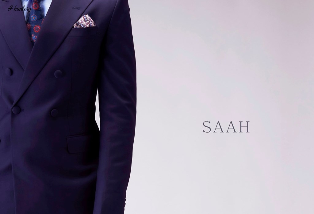 SAAH Bespoke and Ready To Wear Fashion Brand debuts its first lookbook