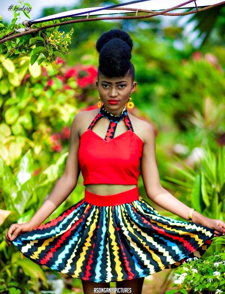 A Rose In The Garden, Cameroon Designer Nkafu Sulet Gives Us A Taste Of Her Lastest Dresses