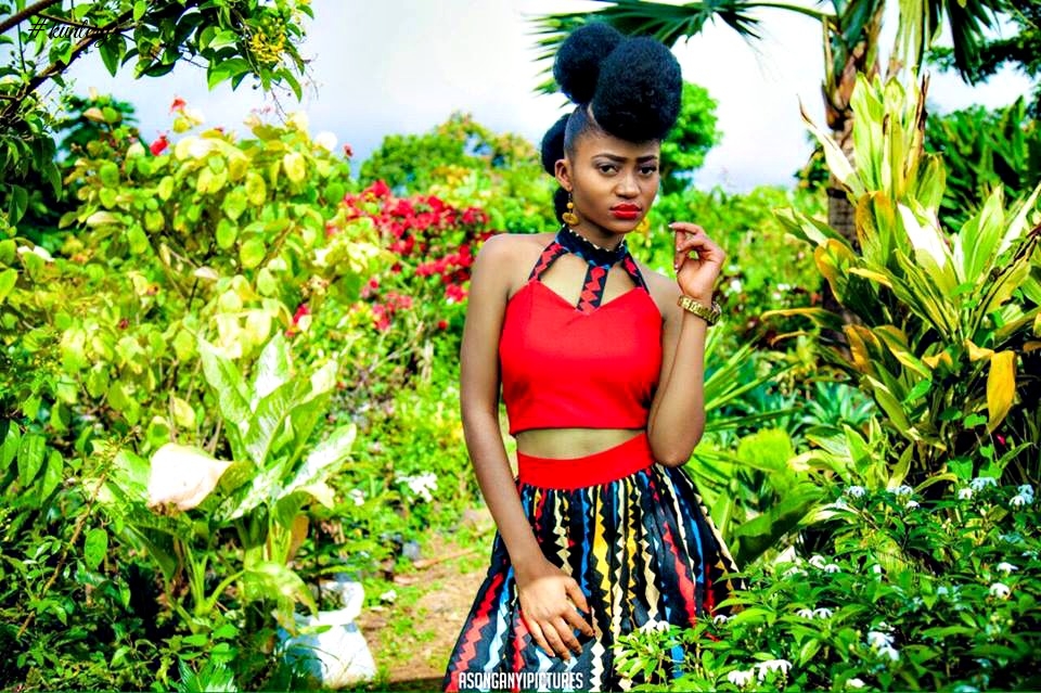 A Rose In The Garden, Cameroon Designer Nkafu Sulet Gives Us A Taste Of Her Lastest Dresses