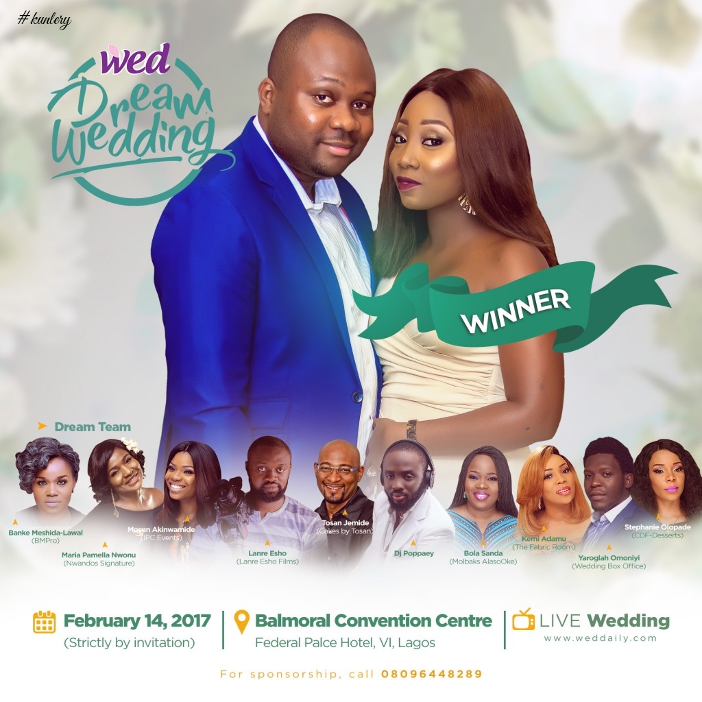 Toyosi & Wole Won a Free Wedding in WED Dream Wedding 2017