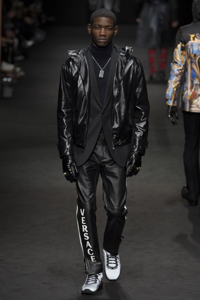 EML World 2016 Winner, Davidson from Nigeria Makes International Debut at Versace AW’17 Menswear Show in Milan