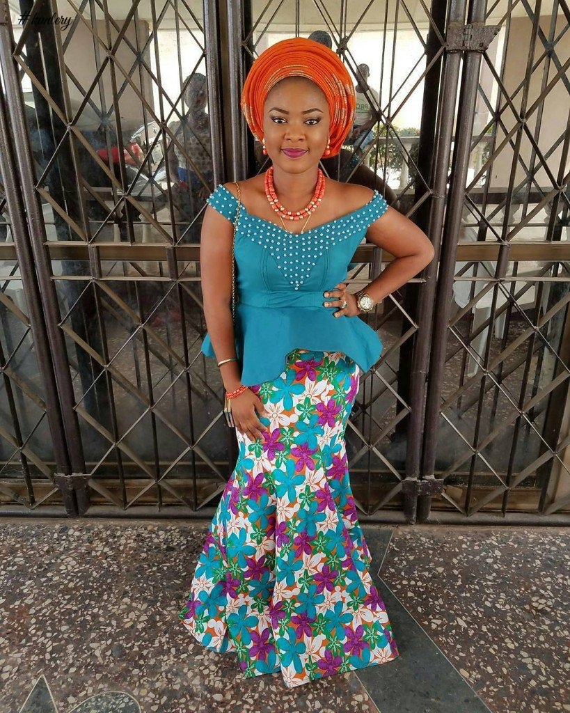 SEE LAGOS BABES ROCKING THE LATEST ASO EBI STYLES