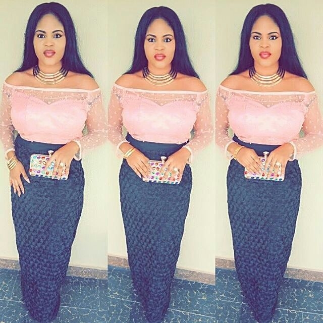 SEE LAGOS BABES ROCKING THE LATEST ASO EBI STYLES