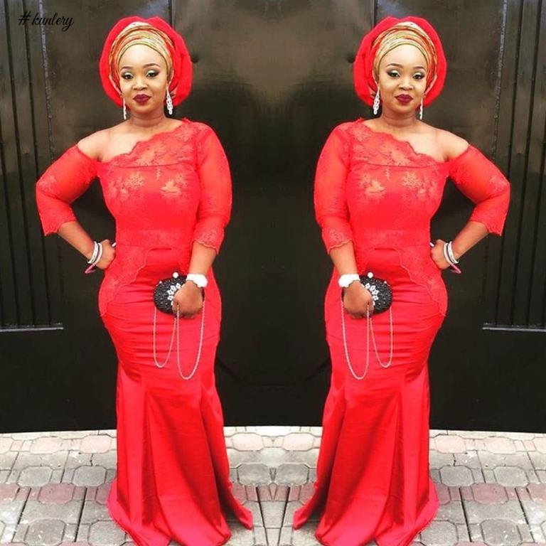 BEAUTIFUL RED ASO EBI STYLES PERFECT FOR SLAYING ON VALENTINE’S DAY