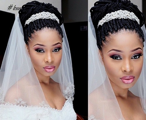 GLAM BLACK WEDDING HAIRSTYLES