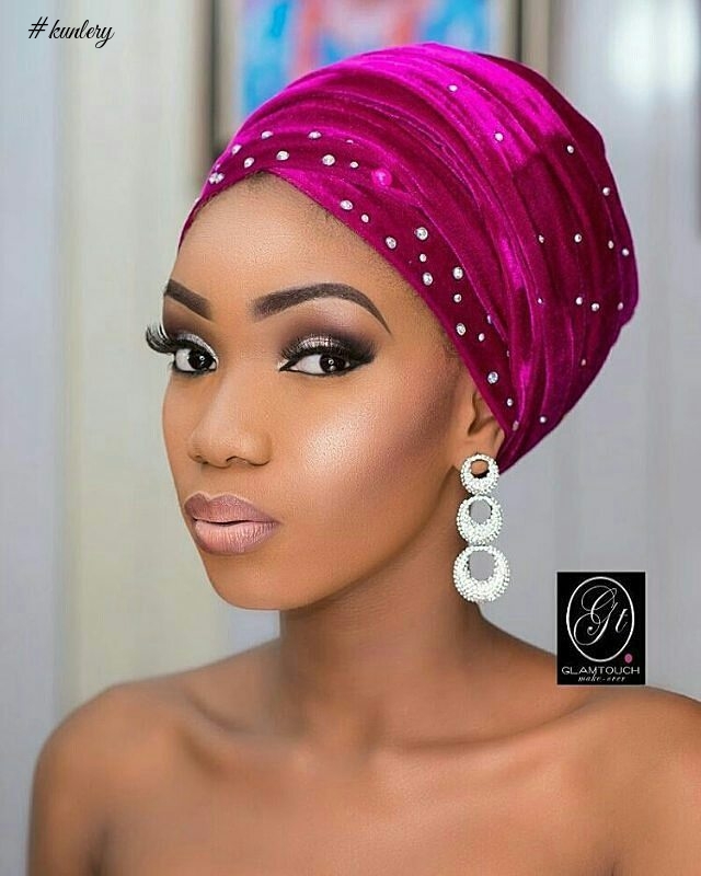 TRENDING THURDAY STYLES OF VELVET TURBANS AND ASO EBI COMBO