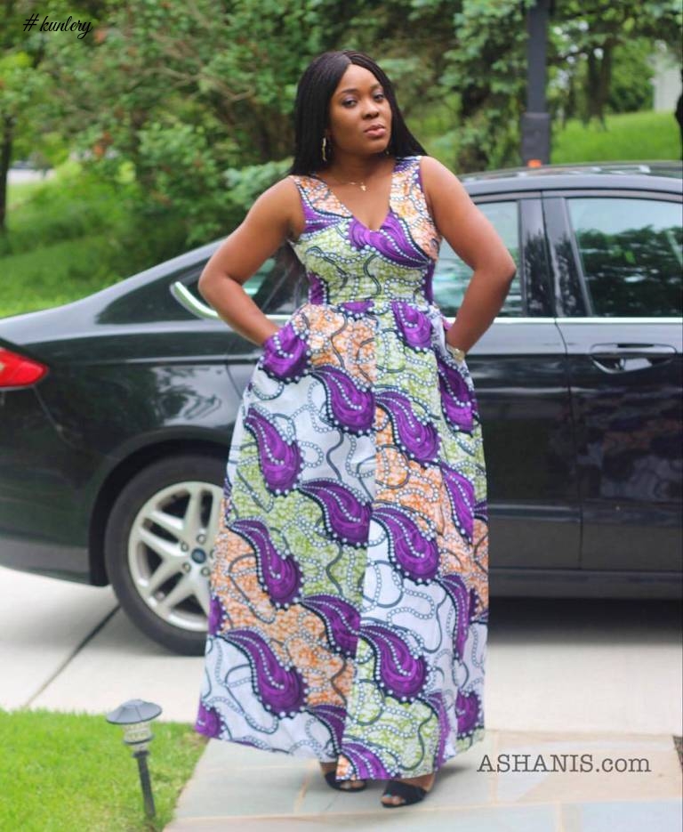 THESE MAXI ANKARA DRESSES WE SAW OVER THE WEEKEND WERE SPECTACULAR