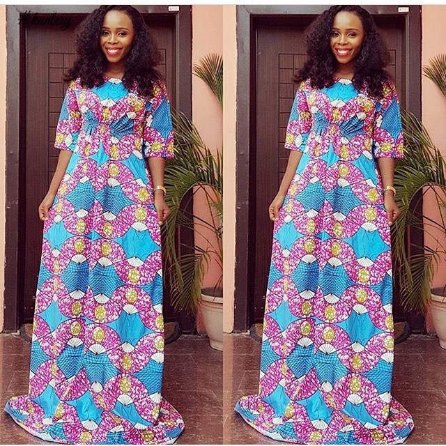 THESE MAXI ANKARA DRESSES WE SAW OVER THE WEEKEND WERE SPECTACULAR