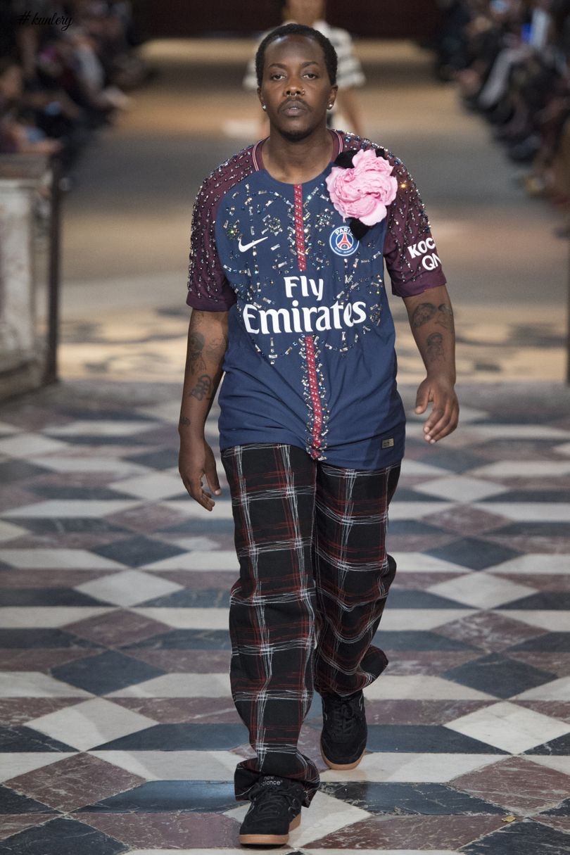 Koché RTW SS18 Collection! Football Meets Fashion At Paris Fashion Week Spring 2018