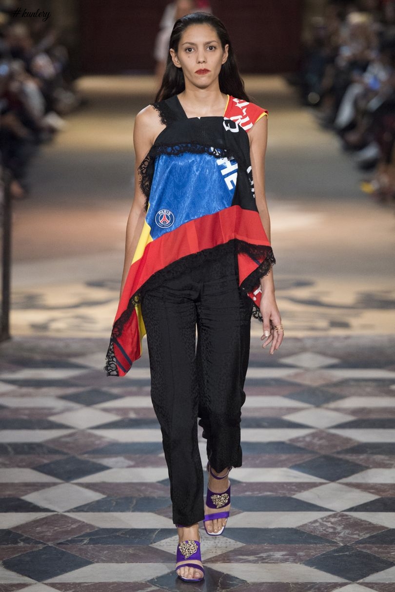 Koché RTW SS18 Collection! Football Meets Fashion At Paris Fashion Week Spring 2018