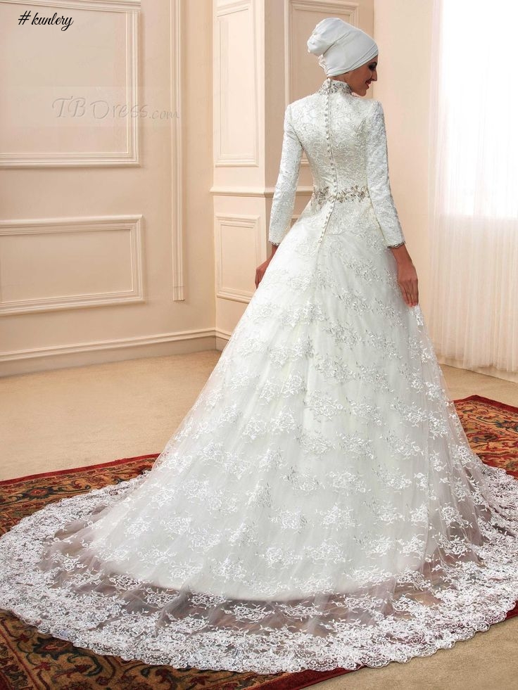 BEAUTIFUL WEDDING DRESS INSPIRATION FOR A MUSLIM BRIDE