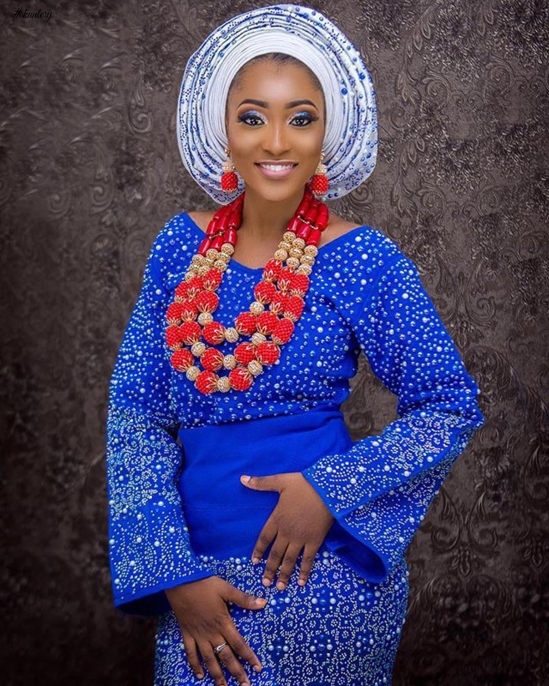 STUNNING AND SPARKLING, THE LATEST BRIDAL ASO OKE IN TOWN