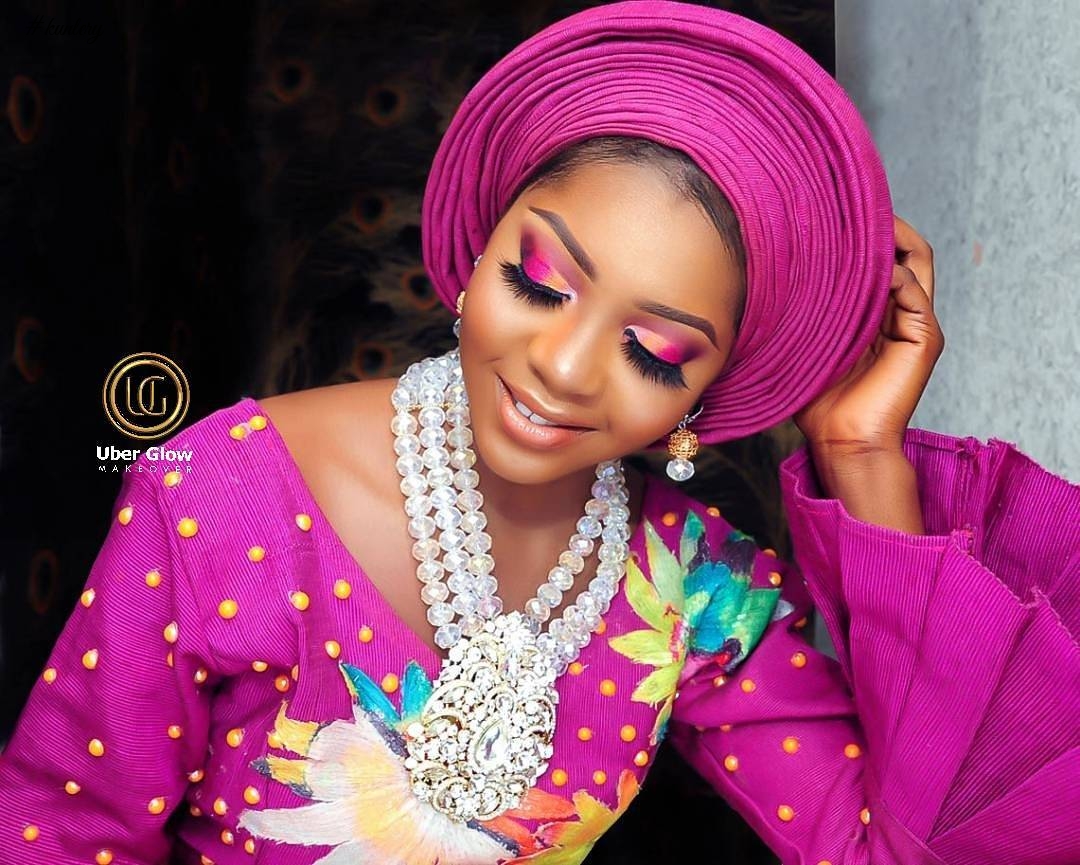 STUNNING AND SPARKLING, THE LATEST BRIDAL ASO OKE IN TOWN