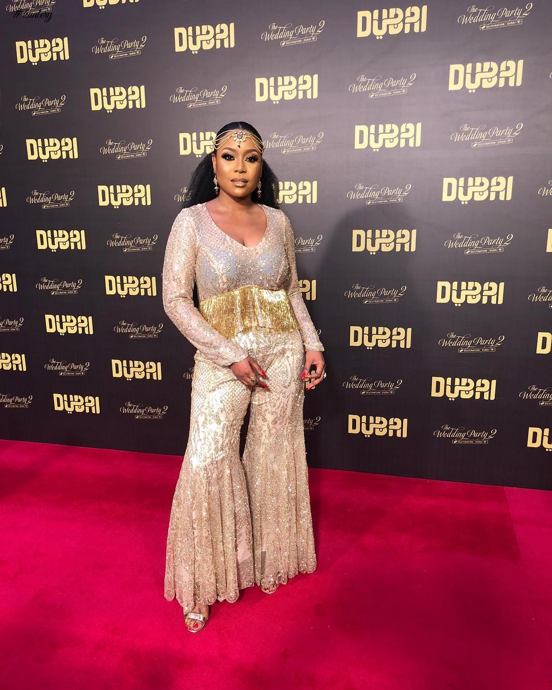 Adesua Etomi, Omotola Jalade, More At The Premiere Of The Wedding Party 2: Destination Dubai