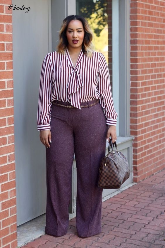 TRENDY WORK OUTFIT IDEAS FOR CURVY WOMEN