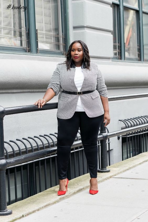 TRENDY WORK OUTFIT IDEAS FOR CURVY WOMEN