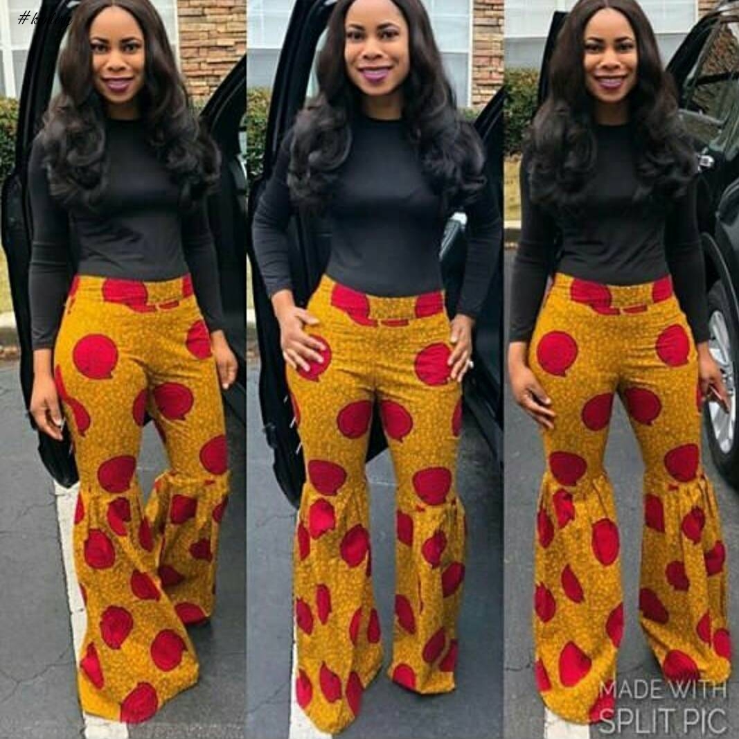 BE MODEST AND FABULOUS TIS SEASON IN LATEST ANKARA PANT