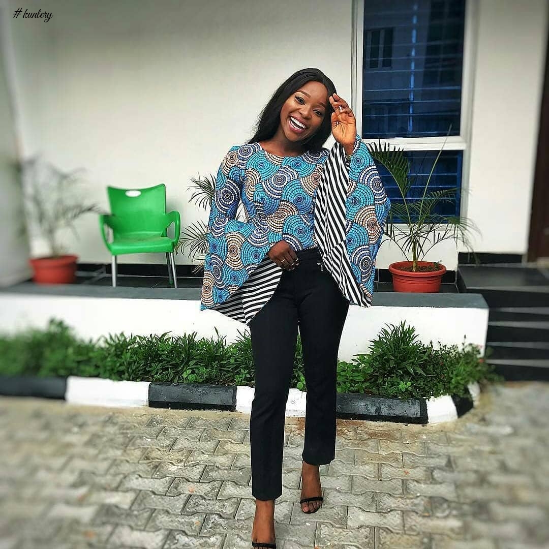 7 BEAUTIFUL MUST HAVE ANKARA TOPS FOR THIS PERIOD