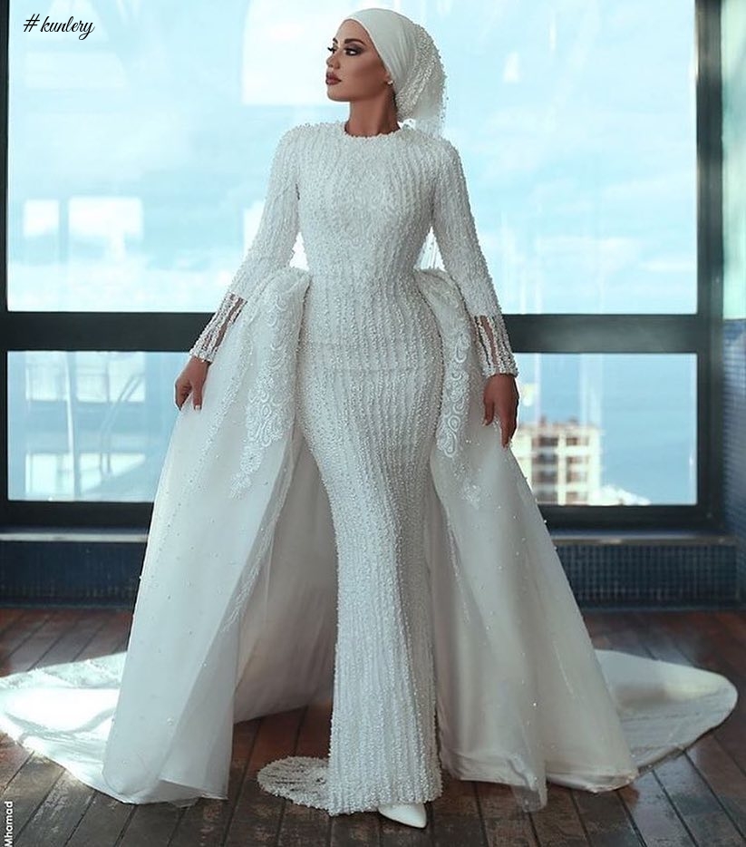 MUSLIM BRIDES HAVE SOME MOUTH WATERING WEDDING DRESSES! CHECK THEM OUT