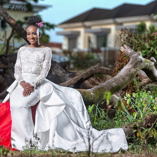 #BBNaija’s Anto Is A Gorgeous Bride In New Photos! Photographed By Abusalami