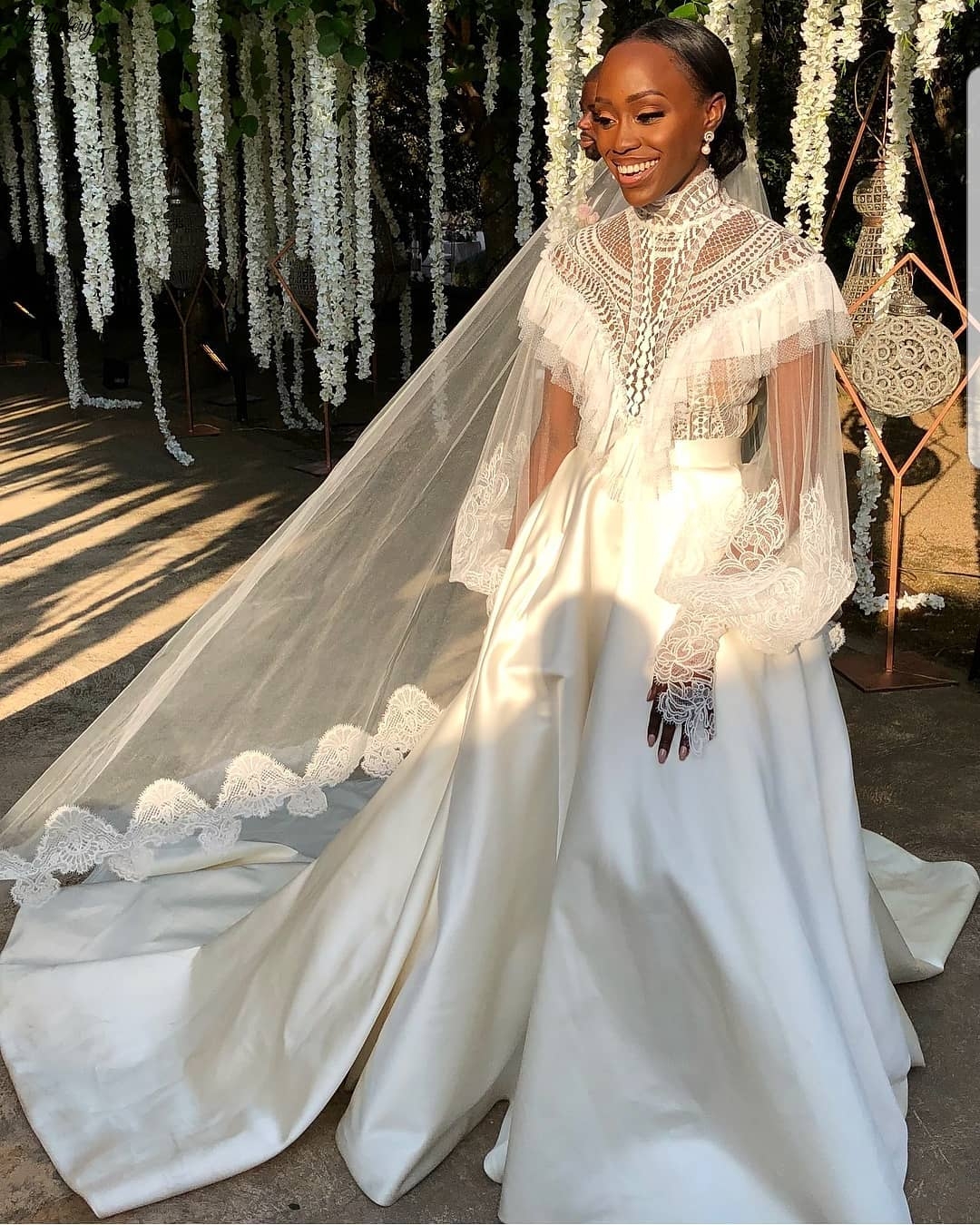 Nigerian Bride Salewa Is A Stunner In Her Jaw Dropping J’Aton Couture Wedding Gown