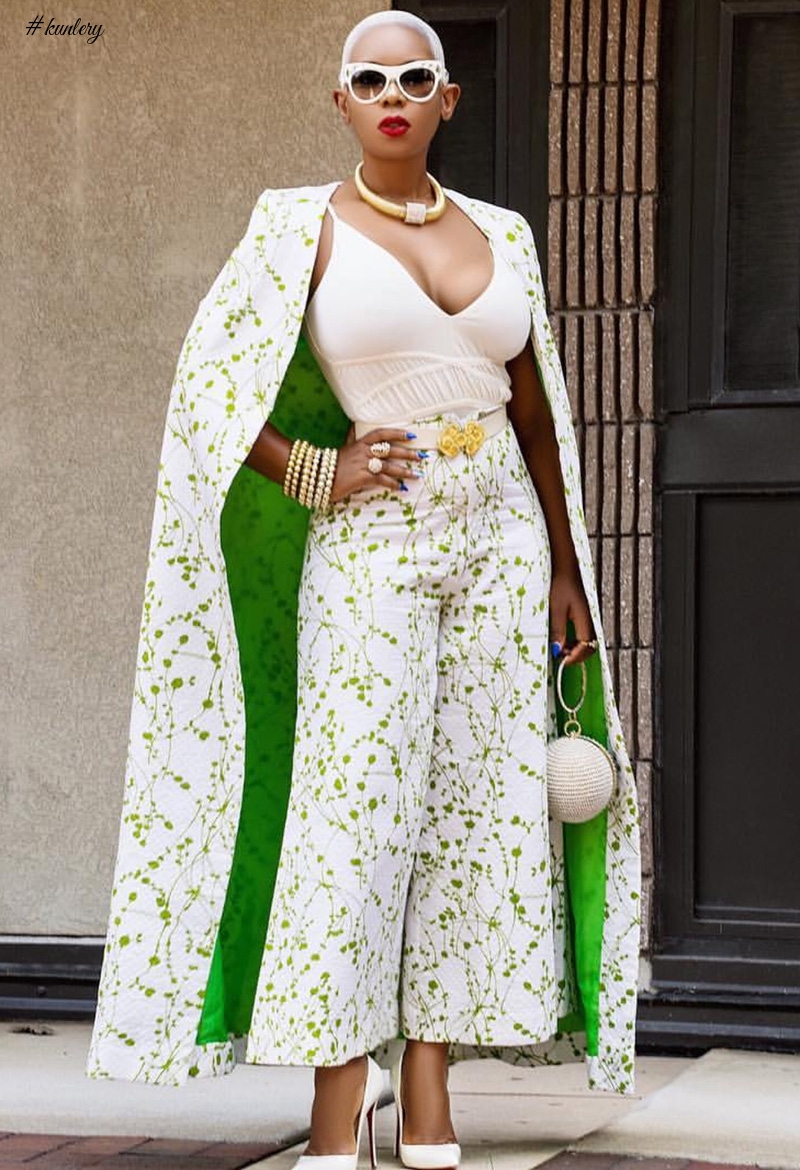 Liberian Traveler & Blogger Sarle Amah Stuns In This Juicy Cape Dress