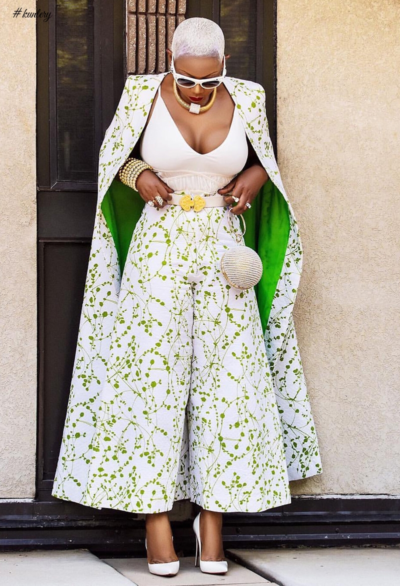 Liberian Traveler & Blogger Sarle Amah Stuns In This Juicy Cape Dress