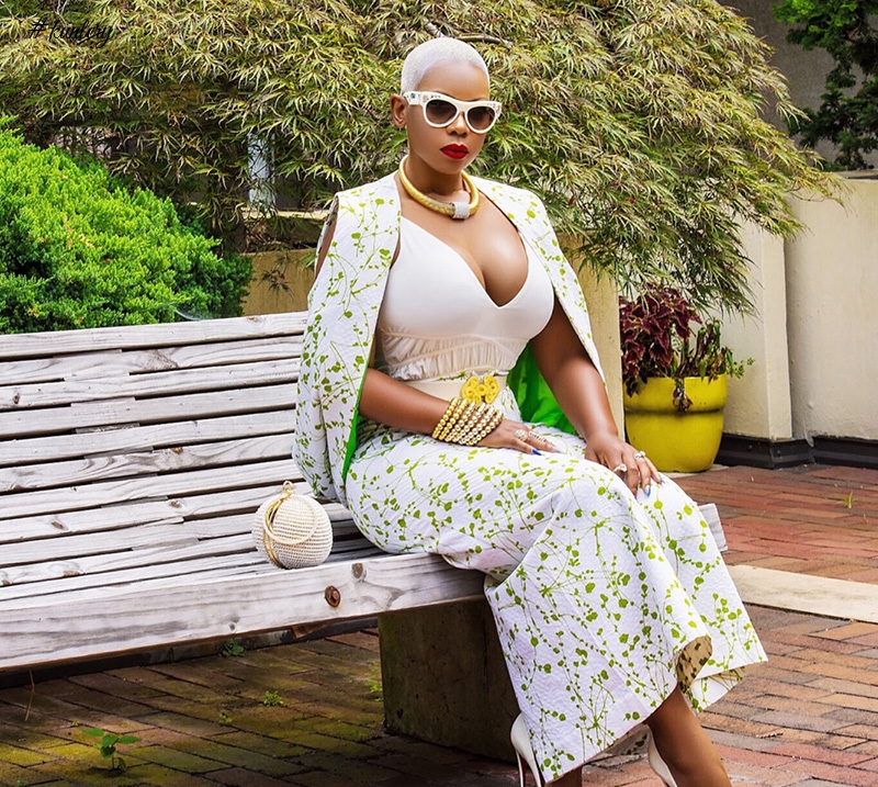 Liberian Traveler & Blogger Sarle Amah Stuns In This Juicy Cape Dress