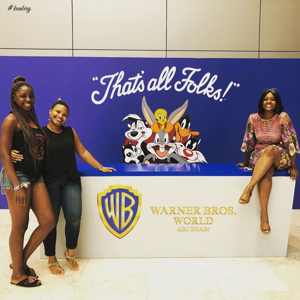 Lifestyle: From Yas Island to Warner Bros. World! Osas Ighodaro-Ajibade Takes Abu Dhabi