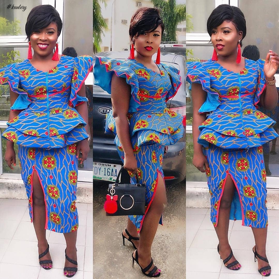 YOU NEED TO SEE THESE ANKARA STYLES FASHIONISTAS ARE ROCKING THIS WEEK