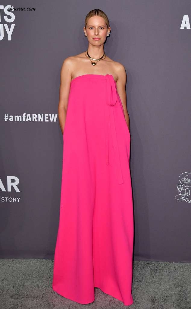 Kim Kardashian, Kourtney Kardashian, Heidi Klum And More Dazzle On The amfAR Gala Red Carpet