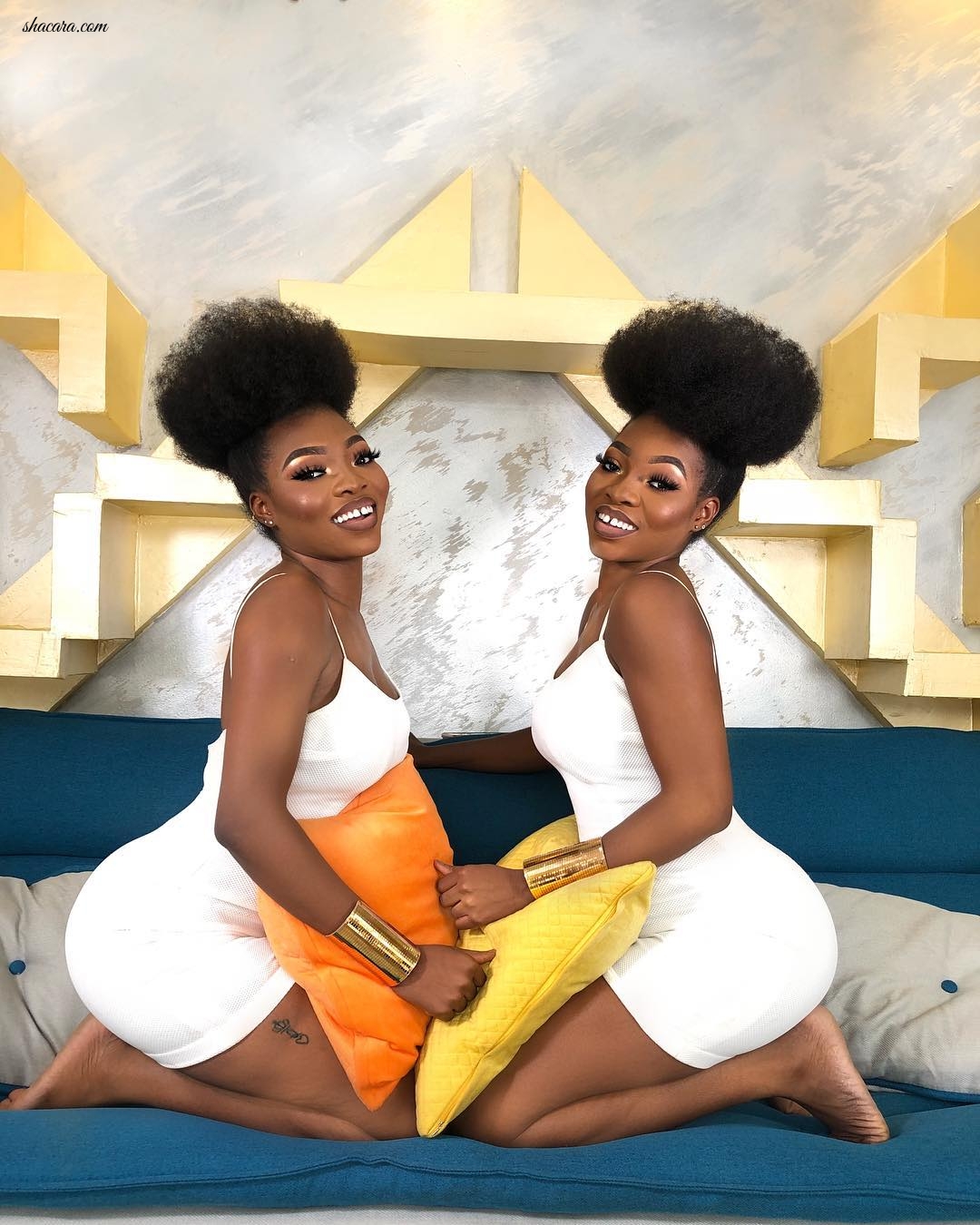 For The Love Of Twinning!! Check Out Ghanaian Hotties Lorie & Laurah K’s Hottest Looks