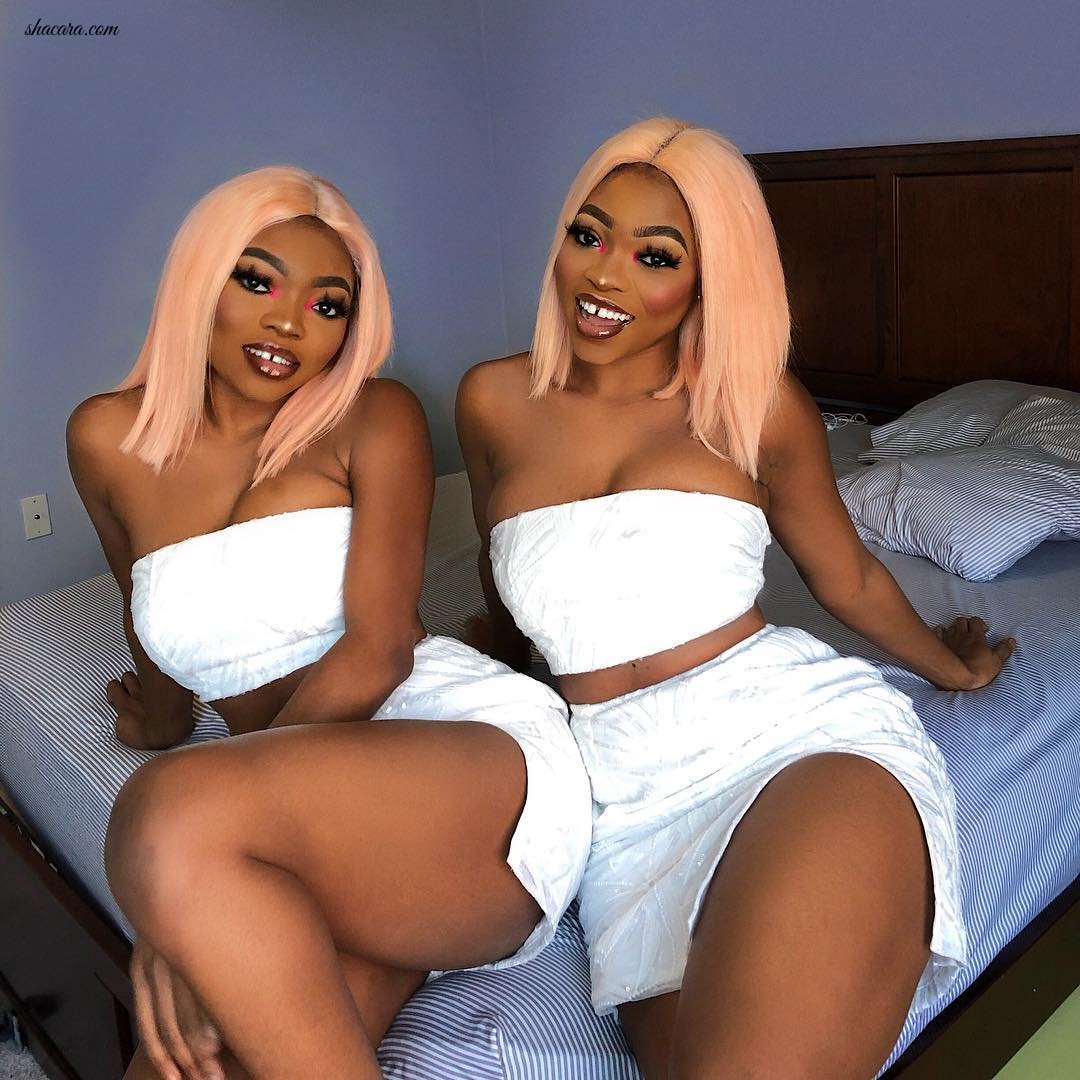 For The Love Of Twinning!! Check Out Ghanaian Hotties Lorie & Laurah K’s Hottest Looks