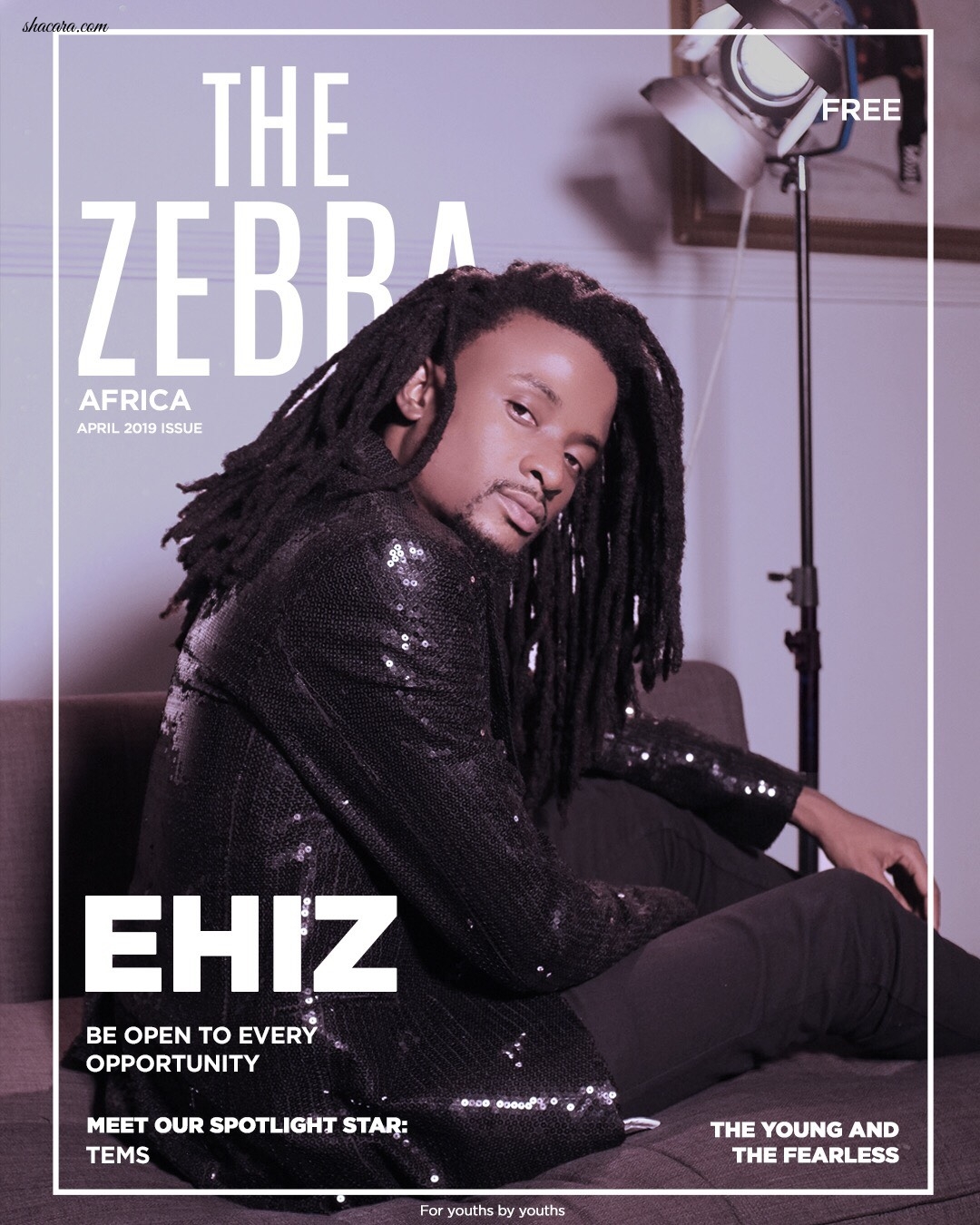 Ehiz Shares His Success Story To Inspire Nigerian Youths In Zebra Magazine’s April Issue