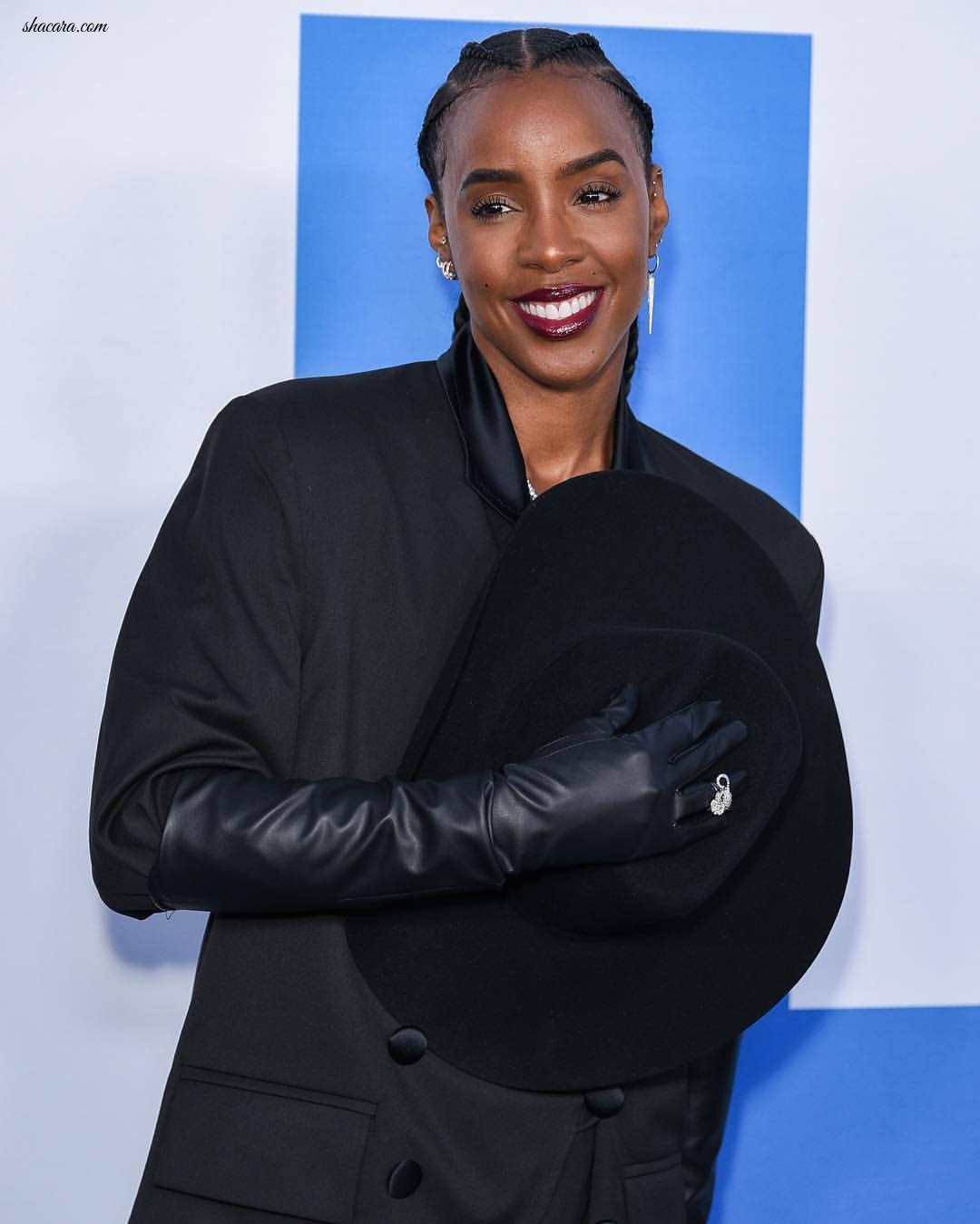 Kelly Rowland Takes Power Dressing To Another Level In This All-Black Ensemble