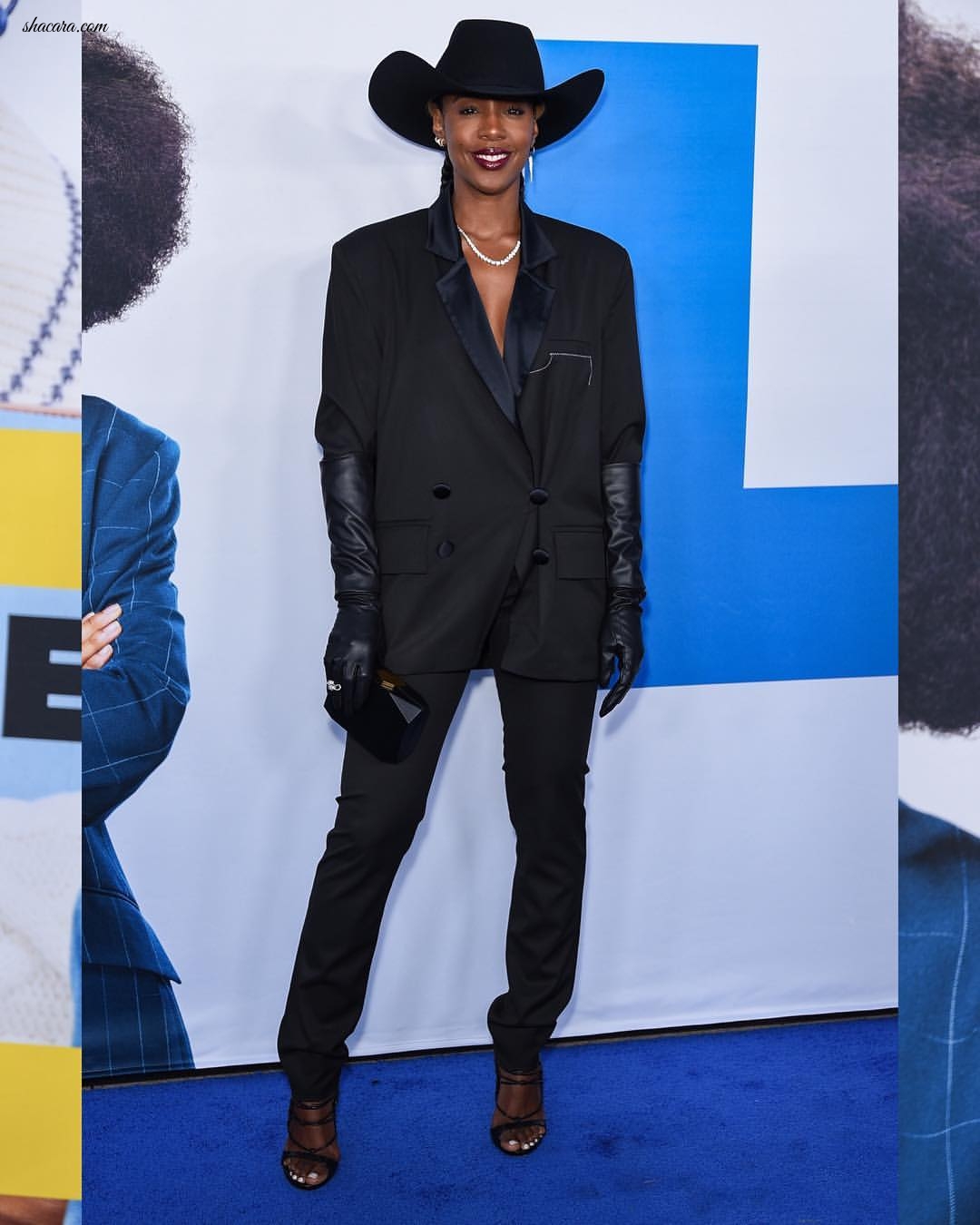 Kelly Rowland Takes Power Dressing To Another Level In This All-Black Ensemble